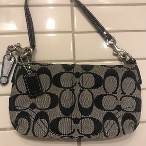 Coach Black Wristlet